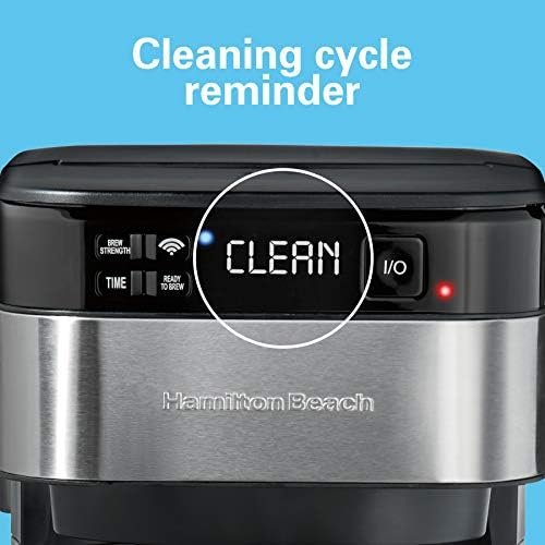 Hamilton Beach Works with Alexa Smart Coffee Maker, Programmable, 12 Cup Capacity, Black and Stainless Steel (49350) – A Certified for Humans Device - Image 7