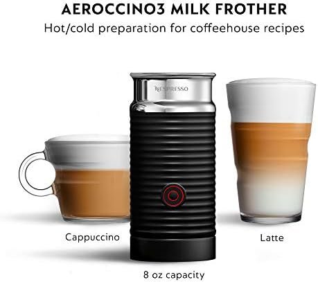 Nespresso VertuoPlus Deluxe Coffee and Espresso Machine by De'Longhi with Milk Frother, 5 ounces, Matte Black - Image 8