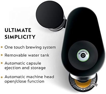 Nespresso VertuoPlus Deluxe Coffee and Espresso Machine by De'Longhi, Piano Black - Image 5