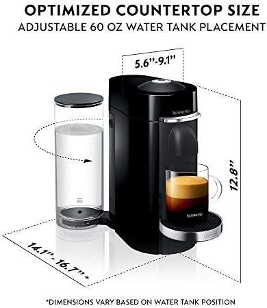 Nespresso VertuoPlus Deluxe Coffee and Espresso Machine by De'Longhi, Piano Black - Image 4