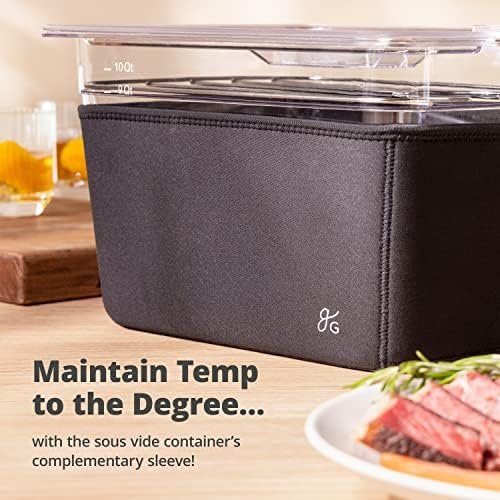 Greater Goods Pro Sous Vide Kit - An 1100 Watt, Powerful, Precise Sous Vide Cooker and Premium, Plastic Container with Sous Vide Rack, Lid, and Neoprene Sleeve | Designed in St. Louis (Birch Kit) - Image 7