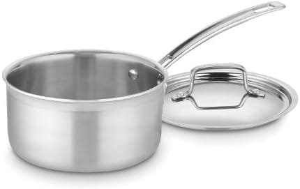 Cuisinart MultiClad Pro Stainless Steel 2-Quart Saucepan with Cover & MCP194-20N MultiClad Pro Stainless Steel 4-Quart Saucepan with Cover - Image 3
