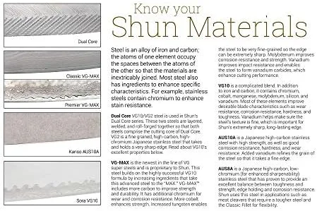 Shun Premier 7" Santoku Knife Hand-Sharpened, Handcrafted in Japan, Light, Agile and Easy to Maneuver, 7-Inch, Silver - Image 8
