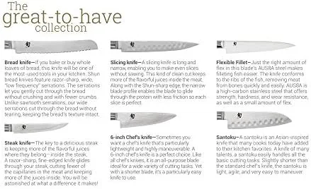 Shun Premier 7" Santoku Knife Hand-Sharpened, Handcrafted in Japan, Light, Agile and Easy to Maneuver, 7-Inch, Silver - Image 12