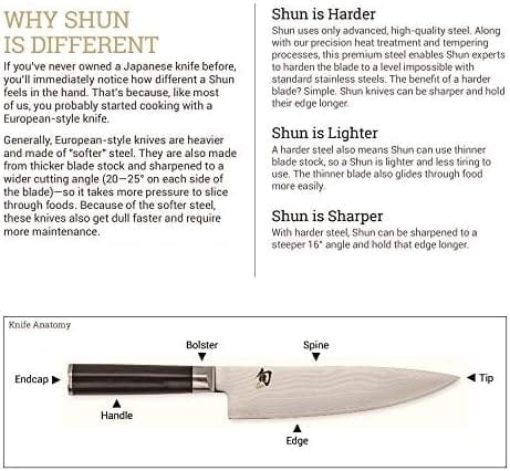Shun Cutlery Classic Professional Asian Cook's Knife 7”, Gyuto-Style, Ideal For All-Around Food Preparation, Authentic, Handcrafted Japanese Knife - Image 5