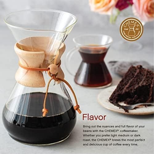 Chemex Pour-Over Glass Coffeemaker - Glass Handle Series - 10-Cup - Exclusive Packaging - Image 5