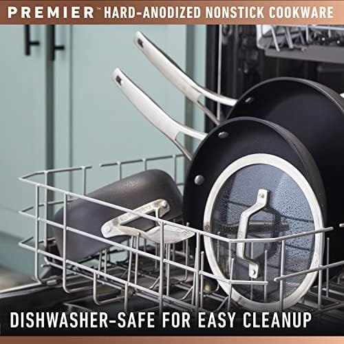 Calphalon Premier Hard-Anodized Nonstick 12-Inch Frying Pan with Lid - Image 5