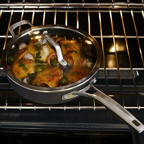 Calphalon Premier Hard-Anodized Nonstick 12-Inch Frying Pan with Lid - Image 10