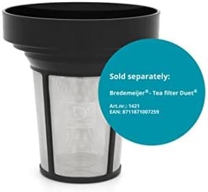 bredemeijer Santhee Double Walled Teapot, 0.5-Liter Stainless Steel Glossy Finish with Glossy Accents - Image 7