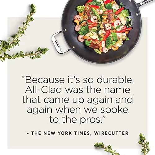 Versatile All-Clad HA1 2.5 Quart Nonstick Saucepan: Durable, Induction Oven, Broiler Safe, Stylish in Black. - Image 11