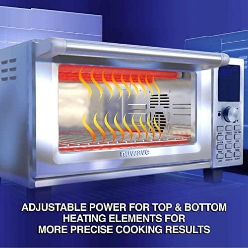 NuWave Bravo XL: 30-Qt Convection Oven, Flavor Infusion, Digital Probe, 12 Presets, 3 Fan Speeds, 5-Quartz Heating. - Image 6