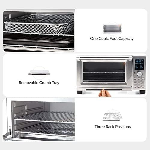 NuWave Bravo XL: 30-Qt Convection Oven, Flavor Infusion, Digital Probe, 12 Presets, 3 Fan Speeds, 5-Quartz Heating. - Image 8
