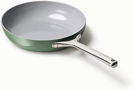 Caraway Nonstick Ceramic Frying Pan (2.7 qt, 10.5") - Non Toxic, PTFE & PFOA Free - Oven Safe & Compatible with All Stovetops (Gas, Electric & Induction) - Sage - Image 2