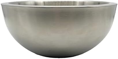 Hudson Contemporary Stainless Steel Insulated Double Wall Salad Serving Bowl, Matte Finish - Image 2