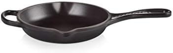 Le Creuset Enameled Cast Iron Signature Iron Handle Skillet, 6.33" (1/2 qt.), Licorice - Image 3