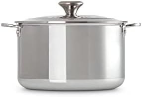 Le Creuset Tri-Ply Stainless Steel 7 Quart Stockpot - Image 4