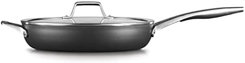 Calphalon Premier Hard-Anodized Nonstick 12-Inch Frying Pan with Lid - Image 2