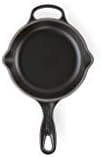 Le Creuset Enameled Cast Iron Signature Iron Handle Skillet, 6.33" (1/2 qt.), Licorice - Image 5