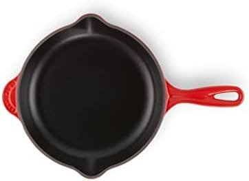 Le Creuset Classic Cast Iron Handle Skillet, 9", Cerise - Image 3