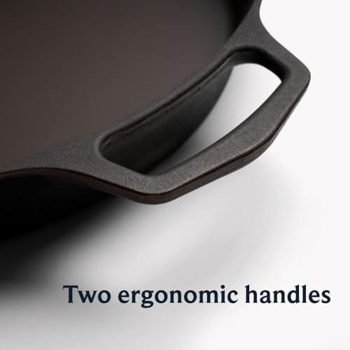 Field Company No.16 Double-Handled Cast Iron Skillet—Smoother, Made in USA, Vintage Style, Preseasoned - Image 4