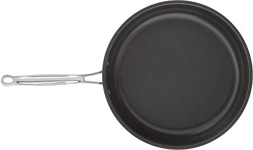 Cuisinart 12-Inch Deep Fry Pan w/Cover, Chef's Classic Nonstick Hard Anodized Collection, 622-30DFP1 - Image 4