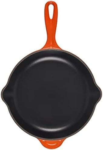 Le Creuset Classic Cast Iron Handle Skillet, 9", Flame - Image 3