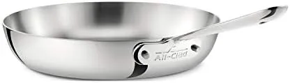 All-Clad 4111 Stainless Steel 3-Ply Bonded Dishwasher Safe French Skillet Cookware, 11-Inch, Silver - Image 2