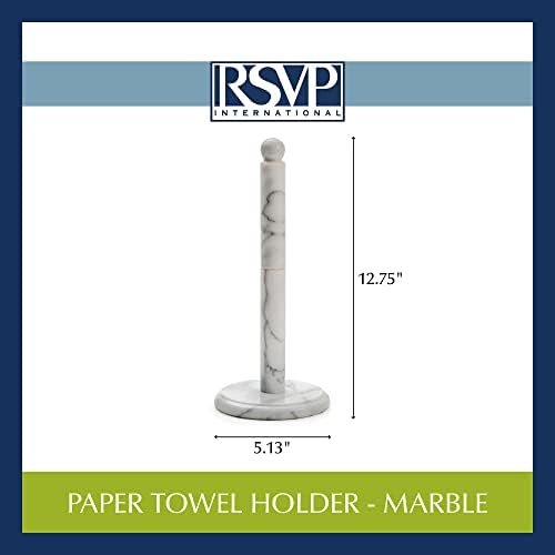 RSVP International Kitchen Collection Countertop Paper Towel Holder, Marble 5.13 x 12.75 - Image 6