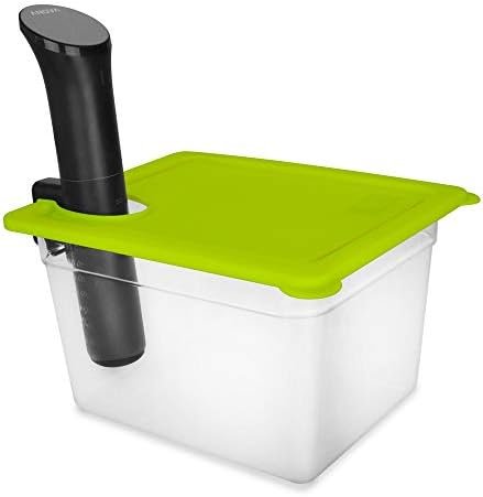 EVERIE Sous Vide Container 12 Quarts with Universal Silicone Lid and Sous Vide Rack Compatible with Anova All Models, Anova Nano, Chefsteps Joule, Instant Pot, Wancle Sous Vide Cookers - Image 4