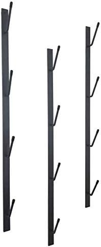 Claimed Corner Metal Coffee Mug Rack - Vertical Narrow Wall Mounted Storage Display Organizer Hooks for Coffee Mugs, Tea Cups, Mason Jars, and More. (3 Pack) - Image 5