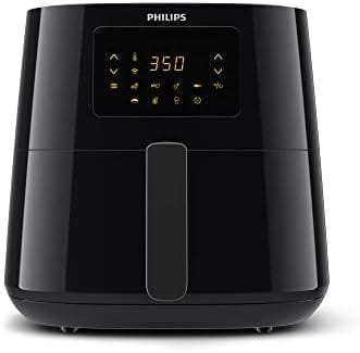 PHILIPS Essential Connected XL 2.65lb/6.2L Capacity Digital Airfryer with Rapid Air Technology, Wi-Fi Connected (Kitchen+ App), Alexa Compatible, Black- HD9280/91, Compact - Image 2