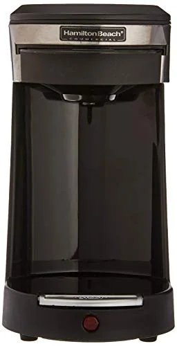 Hamilton Beach Commercial Deluxe Coffeemaker-Black/Stainless Steel Single Hospitality 3-Minute Brew Time, Stainless Steel/Black-1030390, 1 Cup Coffee Pod Brewer - Image 4