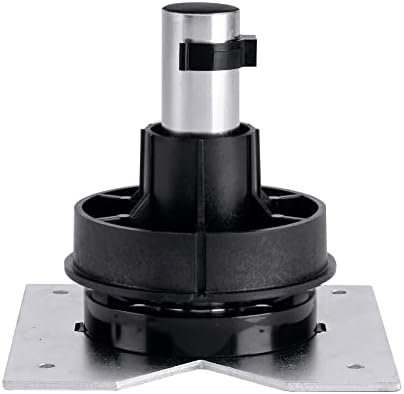 Rev-A-Shelf 2 Tier Kidney Cut Lazy Susan for Corner Base Cabinets, Plastic, 24" Double Shelf Swivel Kitchen Spice/Can Organizer, White, 3472-24-11-52 - Image 10