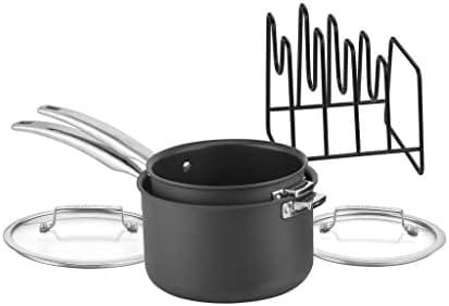 Cuisinart SmartNest 5-pc. Hard-Anodized Nesting Saucepan Set - Image 2