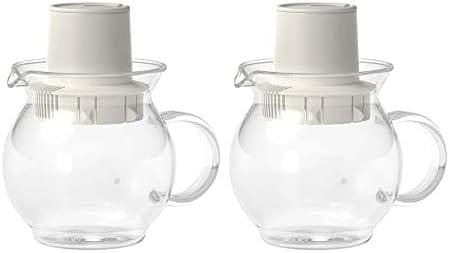 Hario 300ml Teabag Teapot (Off White, 2-Pack) Bundle (2 Items) - Image 2