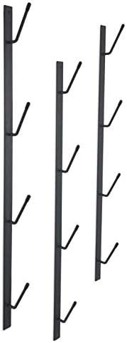 Claimed Corner Metal Coffee Mug Rack - Vertical Narrow Wall Mounted Storage Display Organizer Hooks for Coffee Mugs, Tea Cups, Mason Jars, and More. (3 Pack) - Image 4