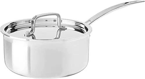 Cuisinart Saucepan with Cover, Triple Ply 2-Quart Skillet, Multiclad Pro, MCP19-18N - Image 4
