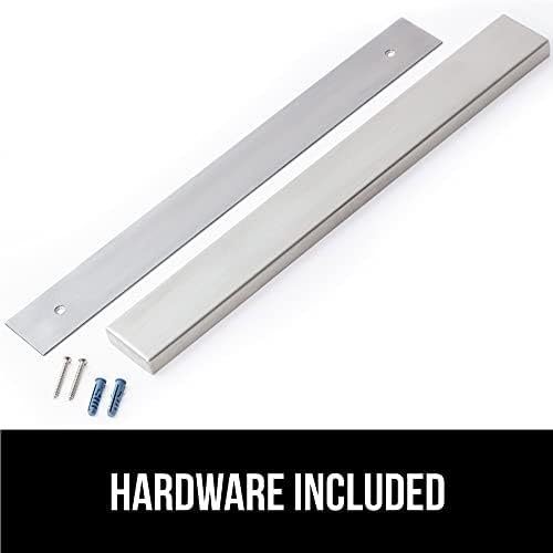 The Original Gorilla Grip Stainless Steel Magnetic Knife Holder, Heavy Duty Magnet Strip for Knives, Wall or Refrigerator Mounted Bar, Easy Install Rack, Securely Store and Organize Kitchen, 10 Inch - Image 7