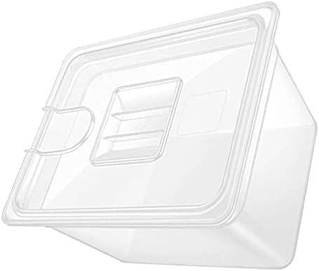 Hemoton 6L Sous Vide Container with Lid Food Storage Container Sleeve Slow Cooker Box Storage Case for Home Kitchen Transparent - Image 2