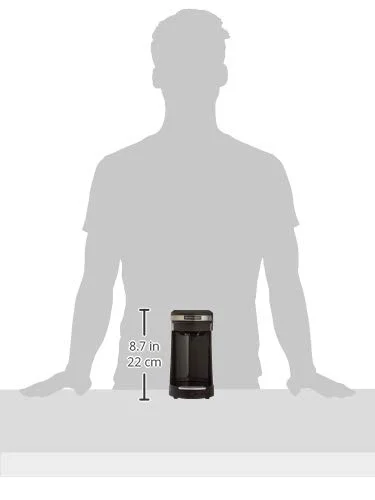 Hamilton Beach Commercial Deluxe Coffeemaker-Black/Stainless Steel Single Hospitality 3-Minute Brew Time, Stainless Steel/Black-1030390, 1 Cup Coffee Pod Brewer - Image 5