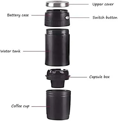 CHUNYU Coffee Machine-Portable Espresso Maker Combos, Upgrade Version, Compact Travel Coffee Maker - Image 5