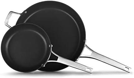 Calphalon 2029636 Premier Hard-Anodized Nonstick 2-Piece 8 12-Inch Frying Pan Set 8/12 Combo Black - Image 2