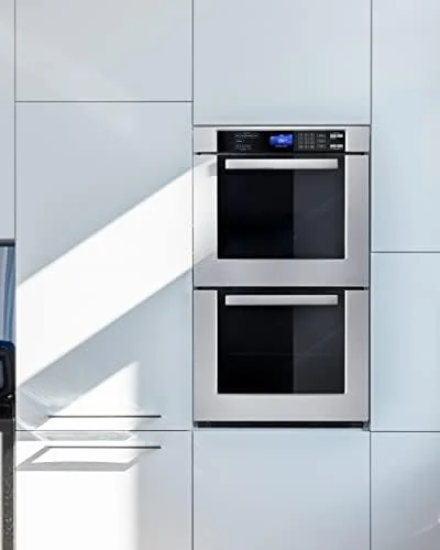 COSMO COS-30EDWC 30 in. Electric Double Wall Oven with 5 cu. ft. Capacity, Turbo True European Convection, 7 Cooking Modes, Self-Cleaning in Stainless Steel - Image 3