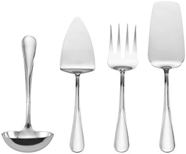 Gourmet Basics by Mikasa Kaylee 8-Piece Stainless Steel Hostess Serving Utensil Set - Image 5