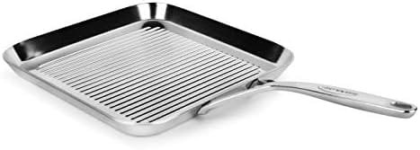 Demeyere 5-Plus 11-inch Stainless Steel Grill Pan - Image 2
