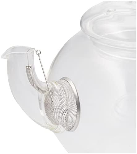 Hario Leaf Glass Jumping Tea Pot, 800ml, Clear - New Model - Image 4