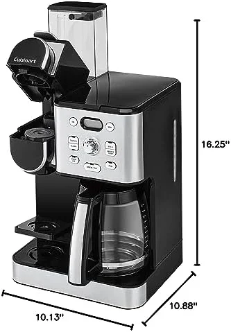 Cuisinart Coffee Maker, 12-Cup Glass Carafe, Automatic Hot & Iced Coffee Maker, Single Server Brewer, Stainless Steel, SS-16 - Image 9