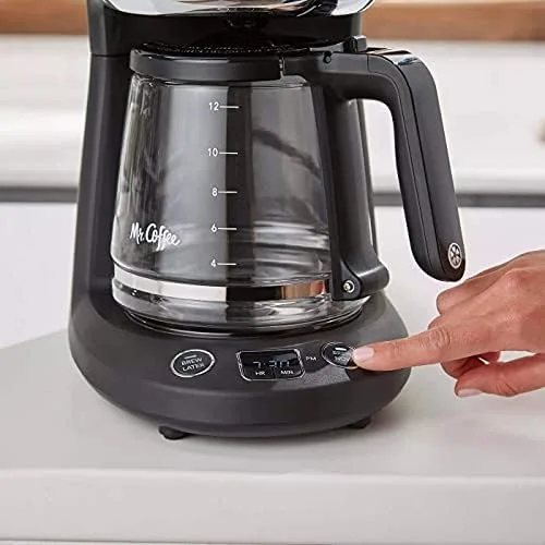 Mr. Coffee Brew Now or Later Coffee Maker, 12- Cup, Black - Image 4