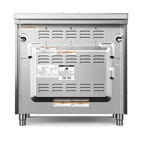 KoolMore 36 Inch Dual-Fuel Range Cooktop Stove with Freestanding Legs, Convection Cooking, and Large Capacity Stainless Steel Oven, Supports NG or LG, 4.3 cu. ft. (KM-FR36DF-SS) - Image 10