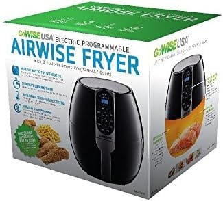 GoWISE USA 3.7-Quart Programmable Air Fryer with 8 Cook Presets, GW22638 - Black - Image 7